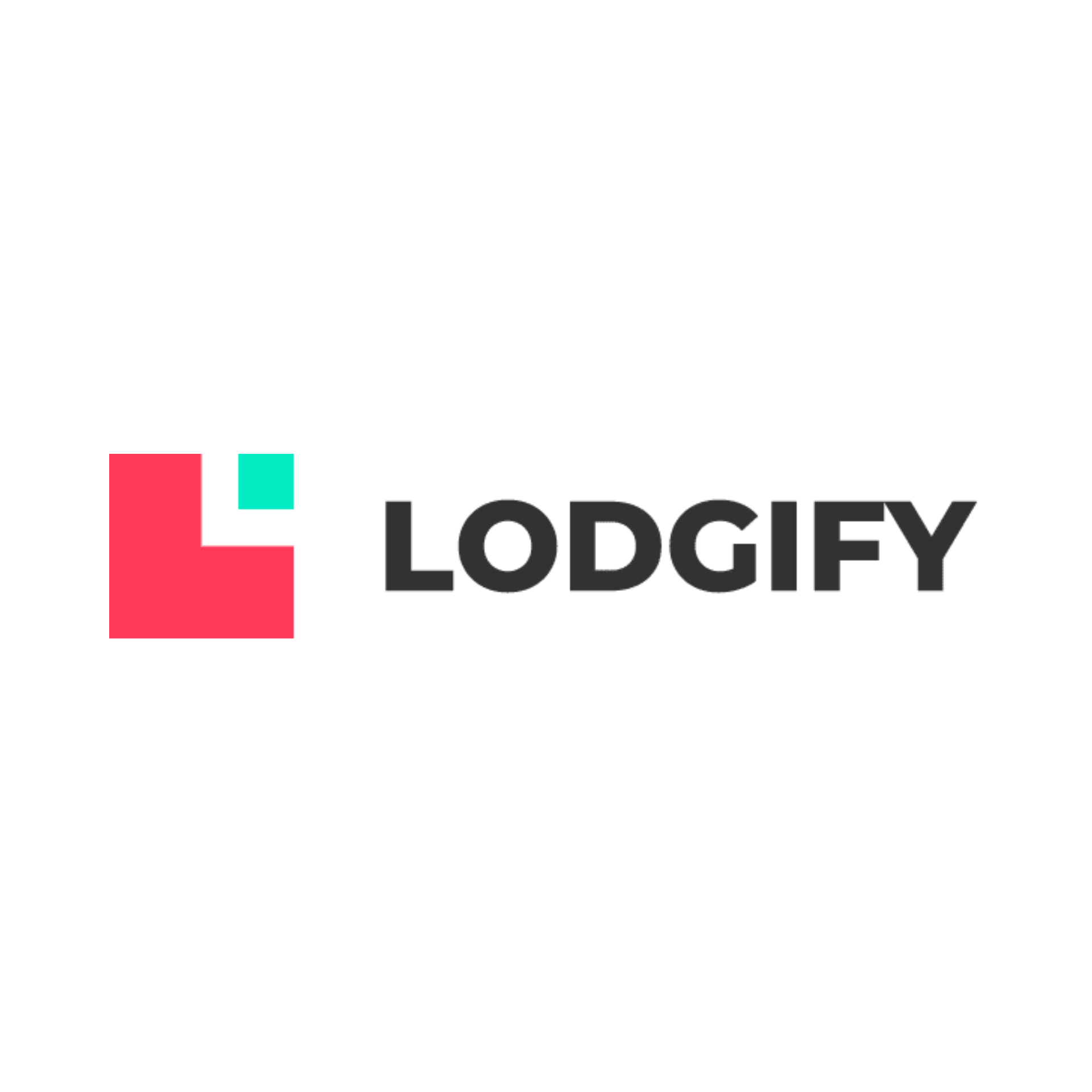 A logo for a company called lodgify.