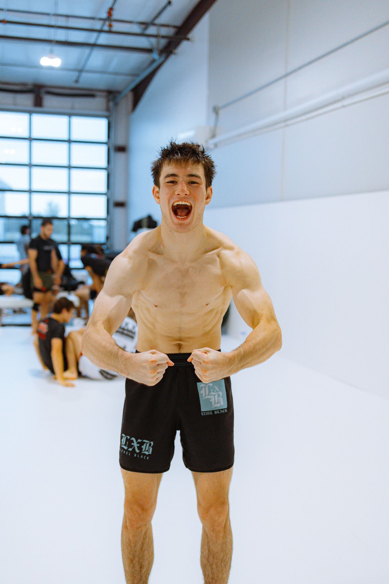 Adults practicing No-Gi grappling at Jiu Jitsu Hub in Georgetown, Texas, building confidence.