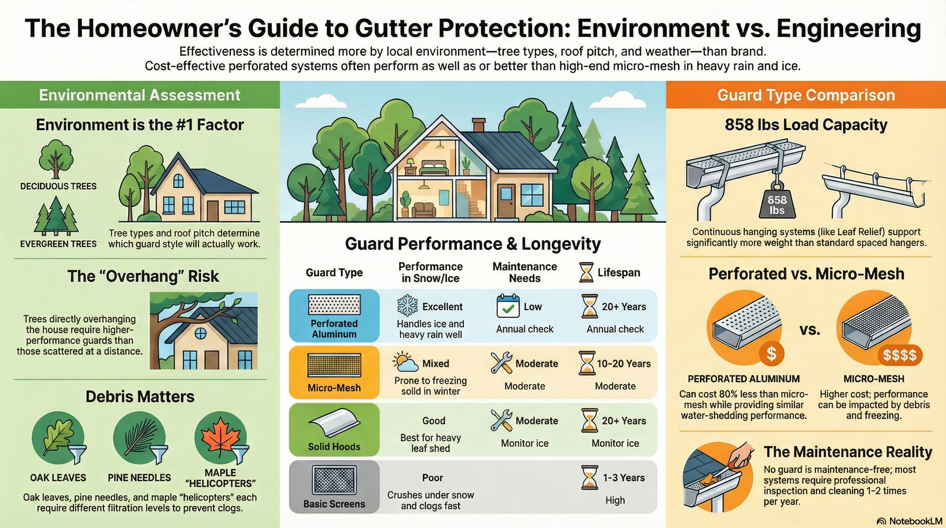 The Home Owners Guide To Gutter Protectio Infographic