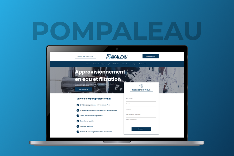 Prévisualisation du site Pompaleau