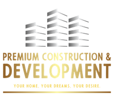 Logo: Silver building silhouettes above text