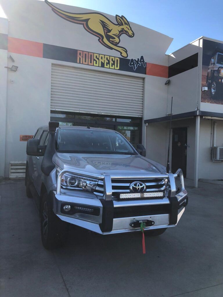 Truck with New Snorkel Outside the Shop | Wallan, VIC | RooSpeed 4X4