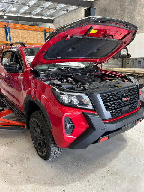 Red Nissan Truck | Wallan, VIC | RooSpeed 4X4
