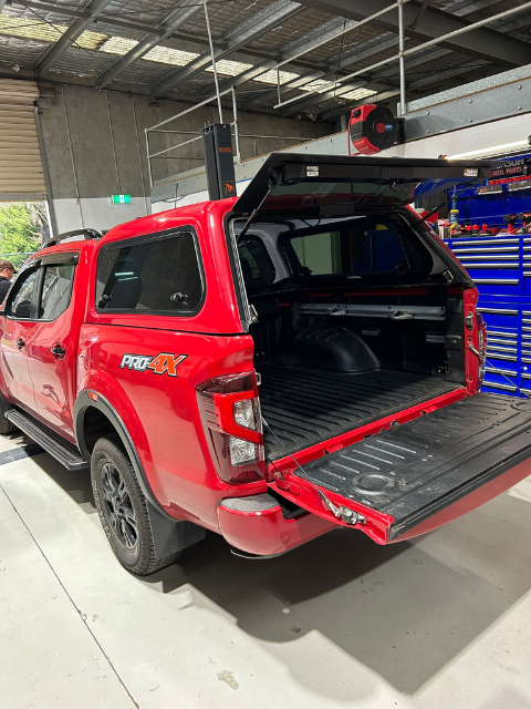 Red Nissan Trunk Opened | Wallan, VIC | RooSpeed 4X4