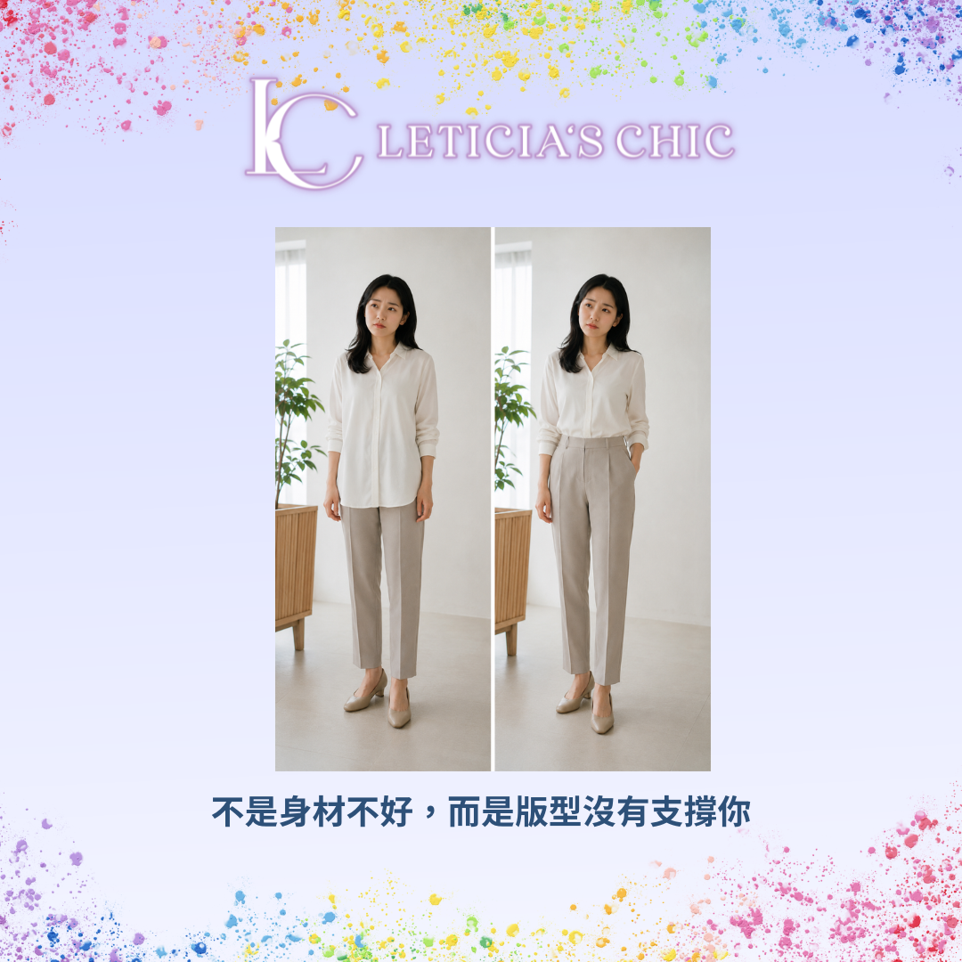 硬挺柔軟與自然寬鬆三種白襯衫基本款版型比較