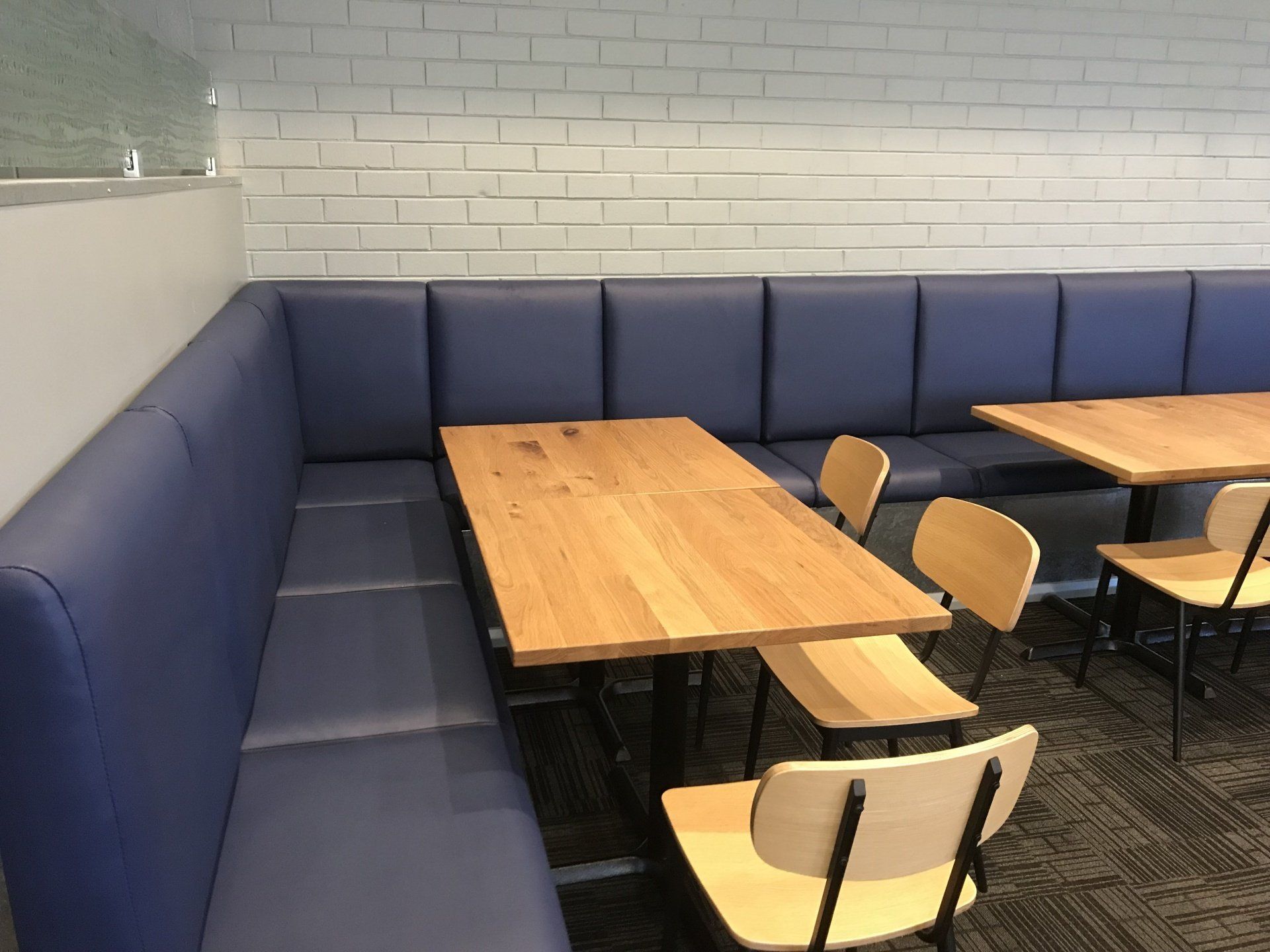 Albury Brewhouse commercial wall seating