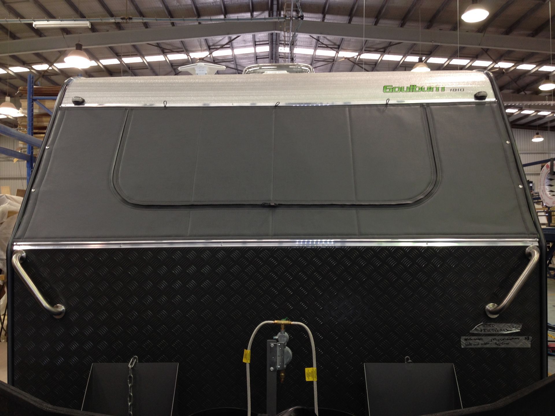 Caravan front protection cover