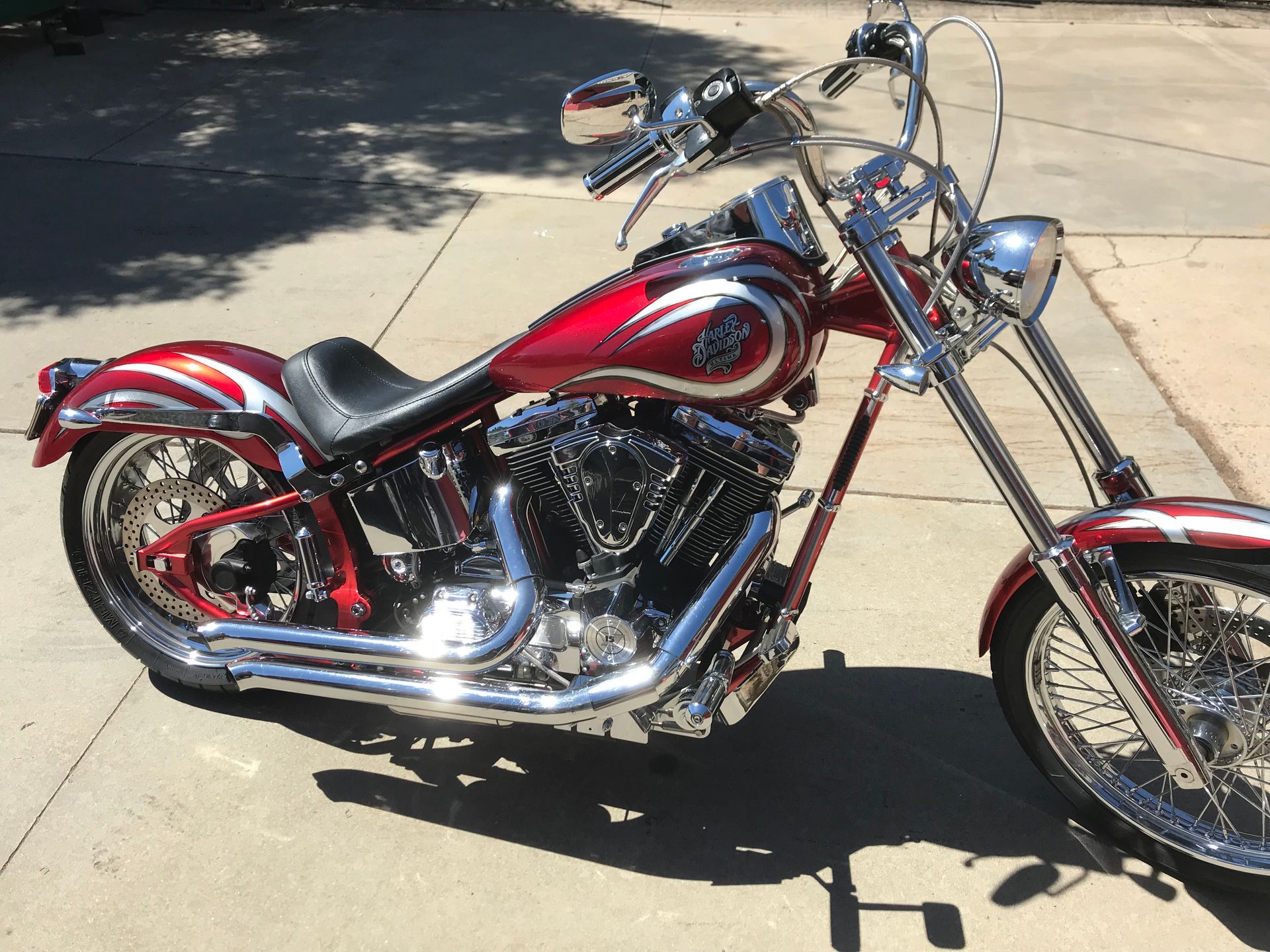 Chopper custom slimline seat