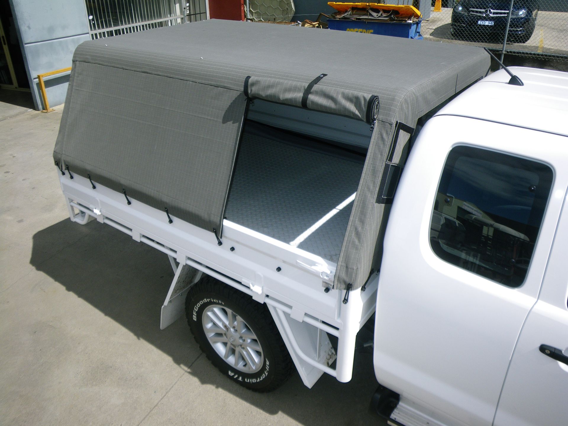 Cover for back of ute