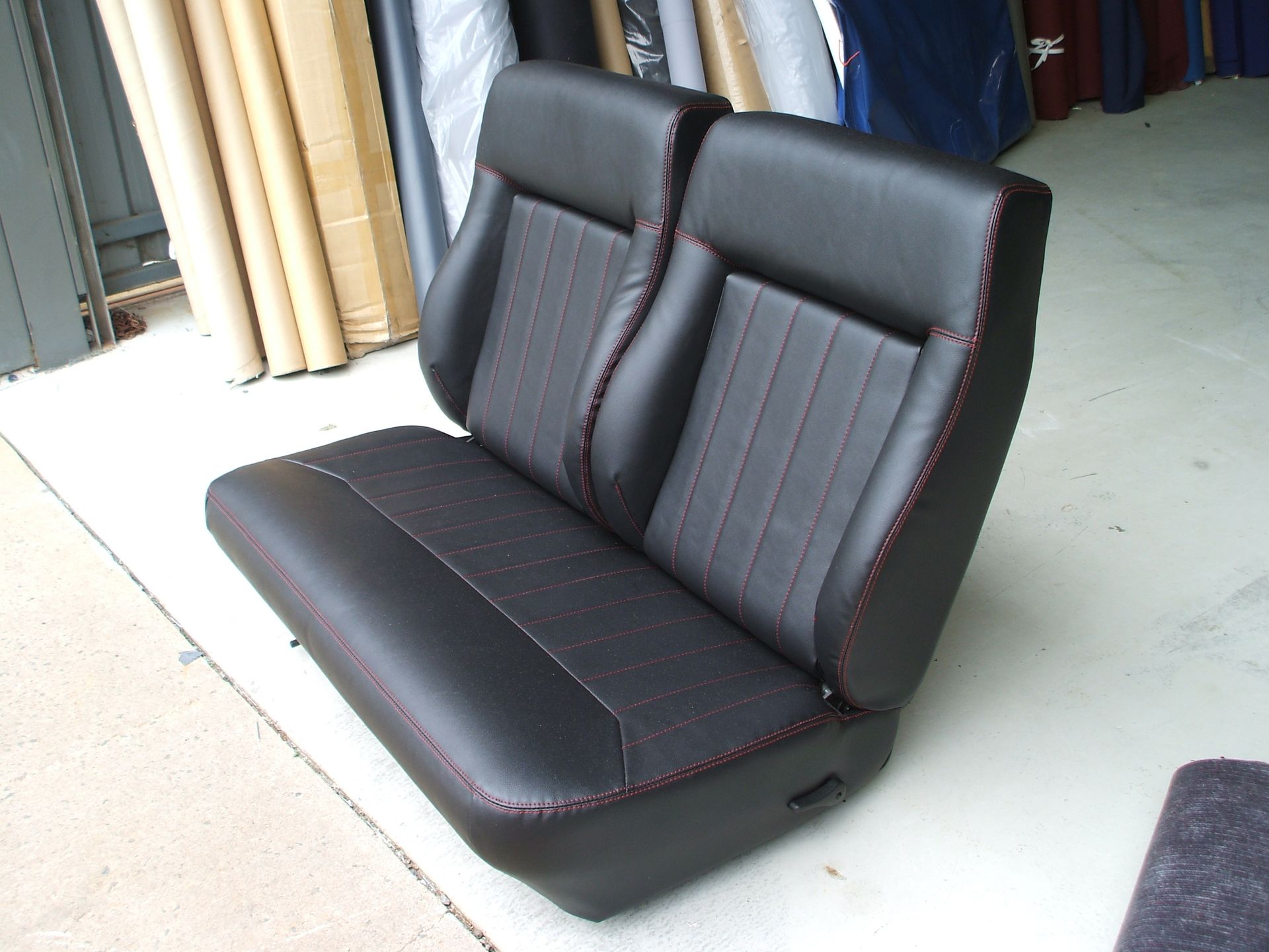 Custom two seater split bench