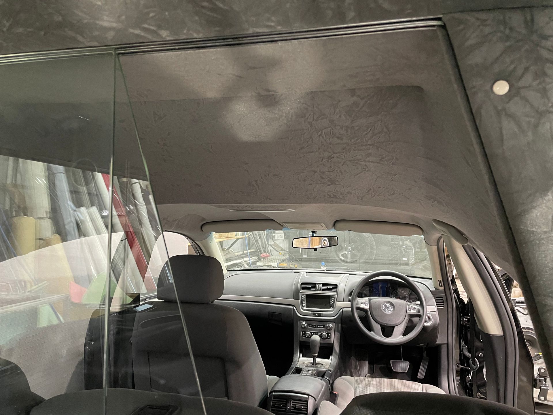 Hearse roof lining