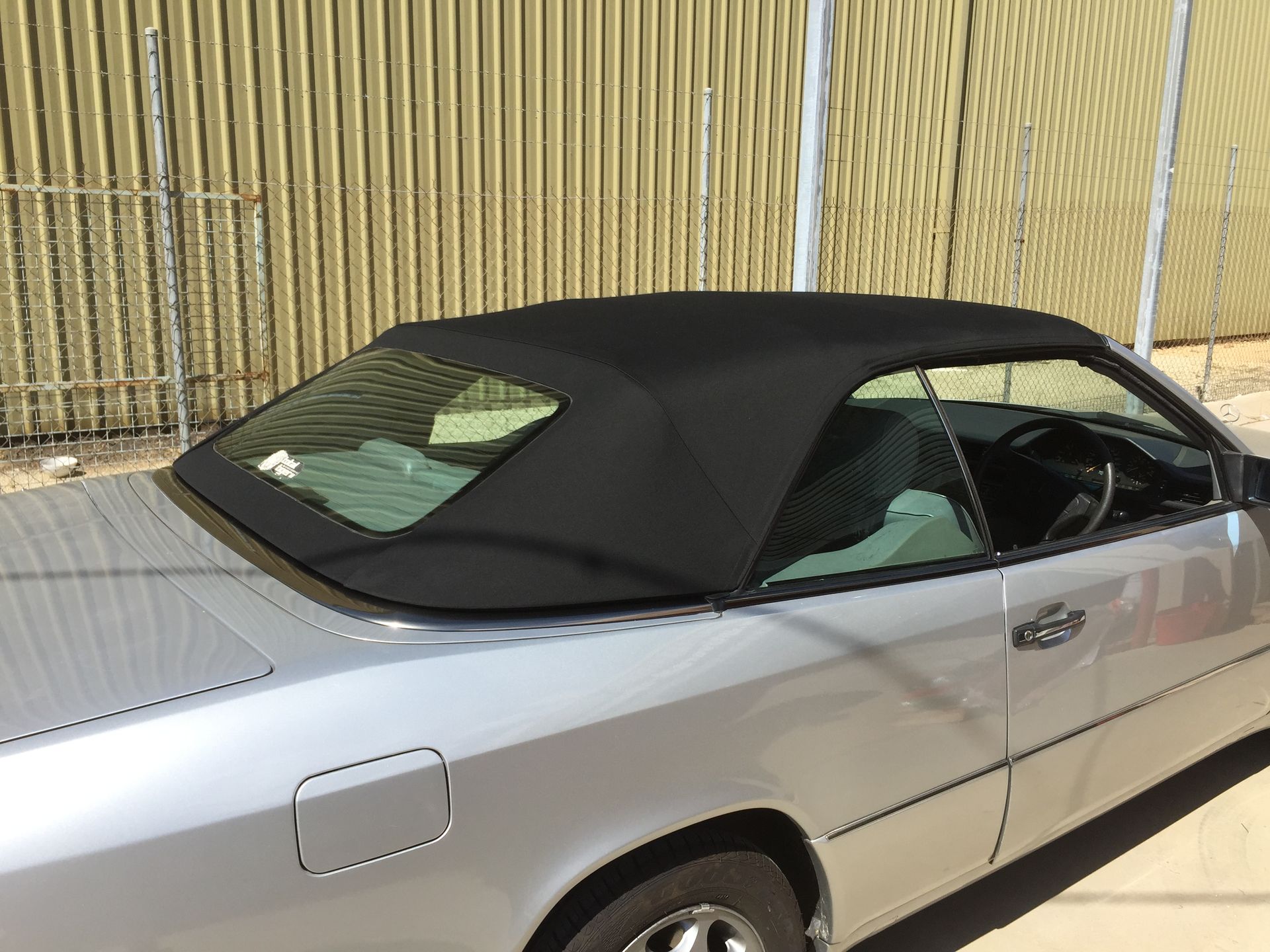 Mercedes convertible top