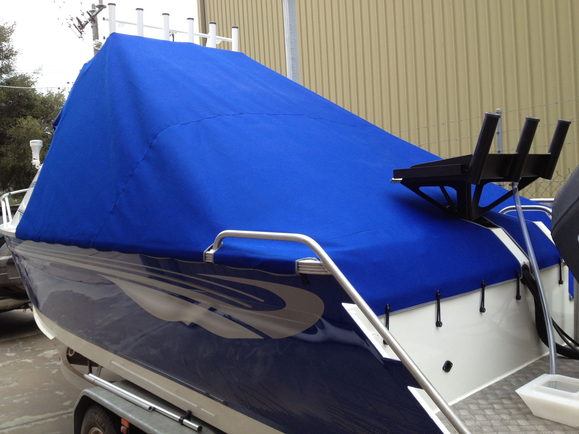 Rear storm cover