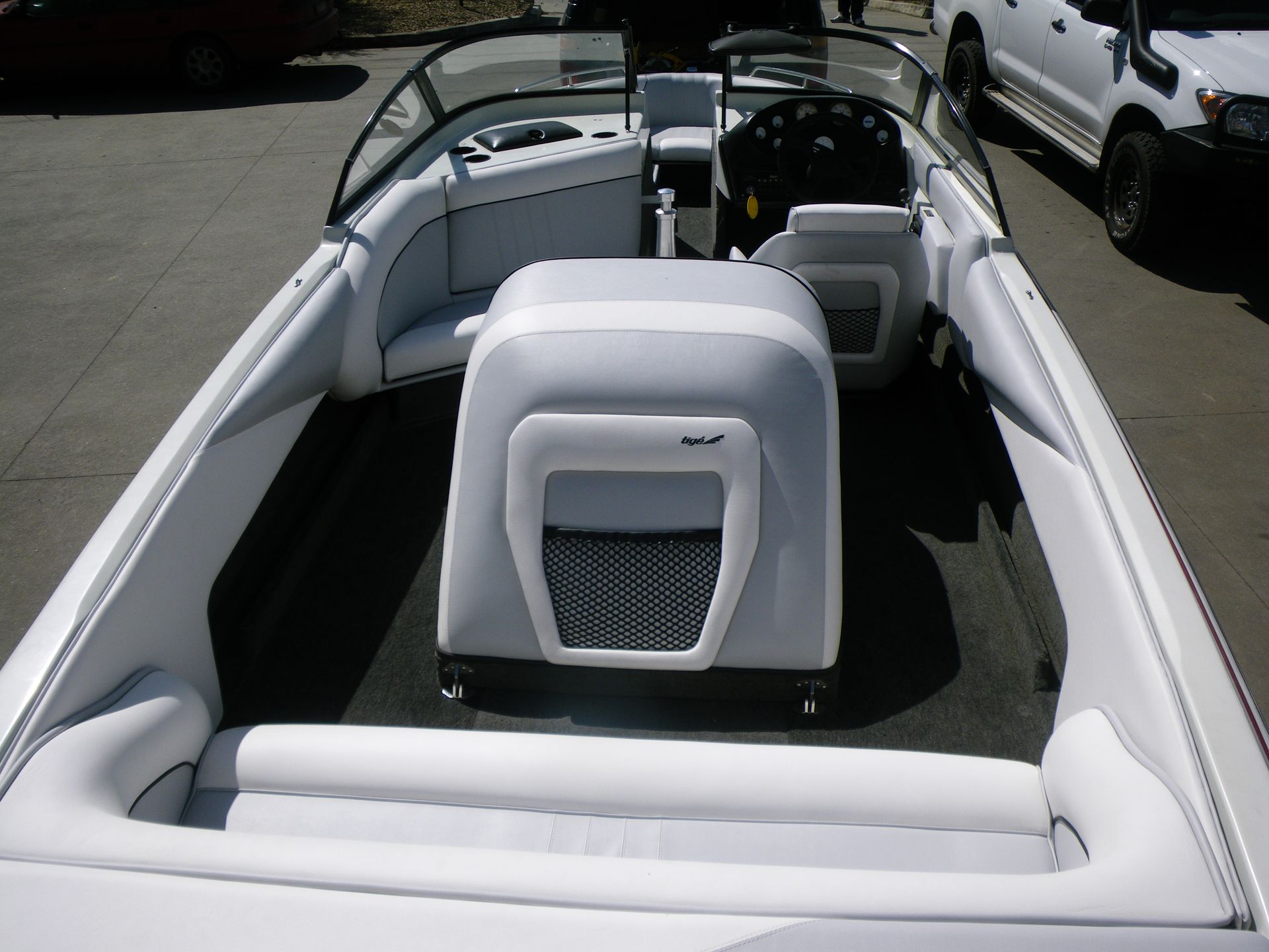 Tiger ski boat full interior