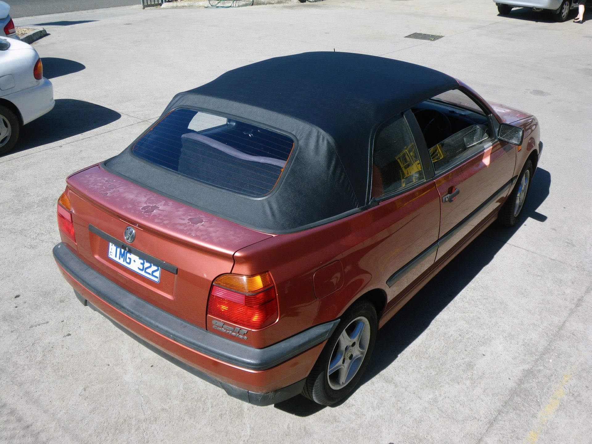 VW Golf Cabriolet replacement soft top