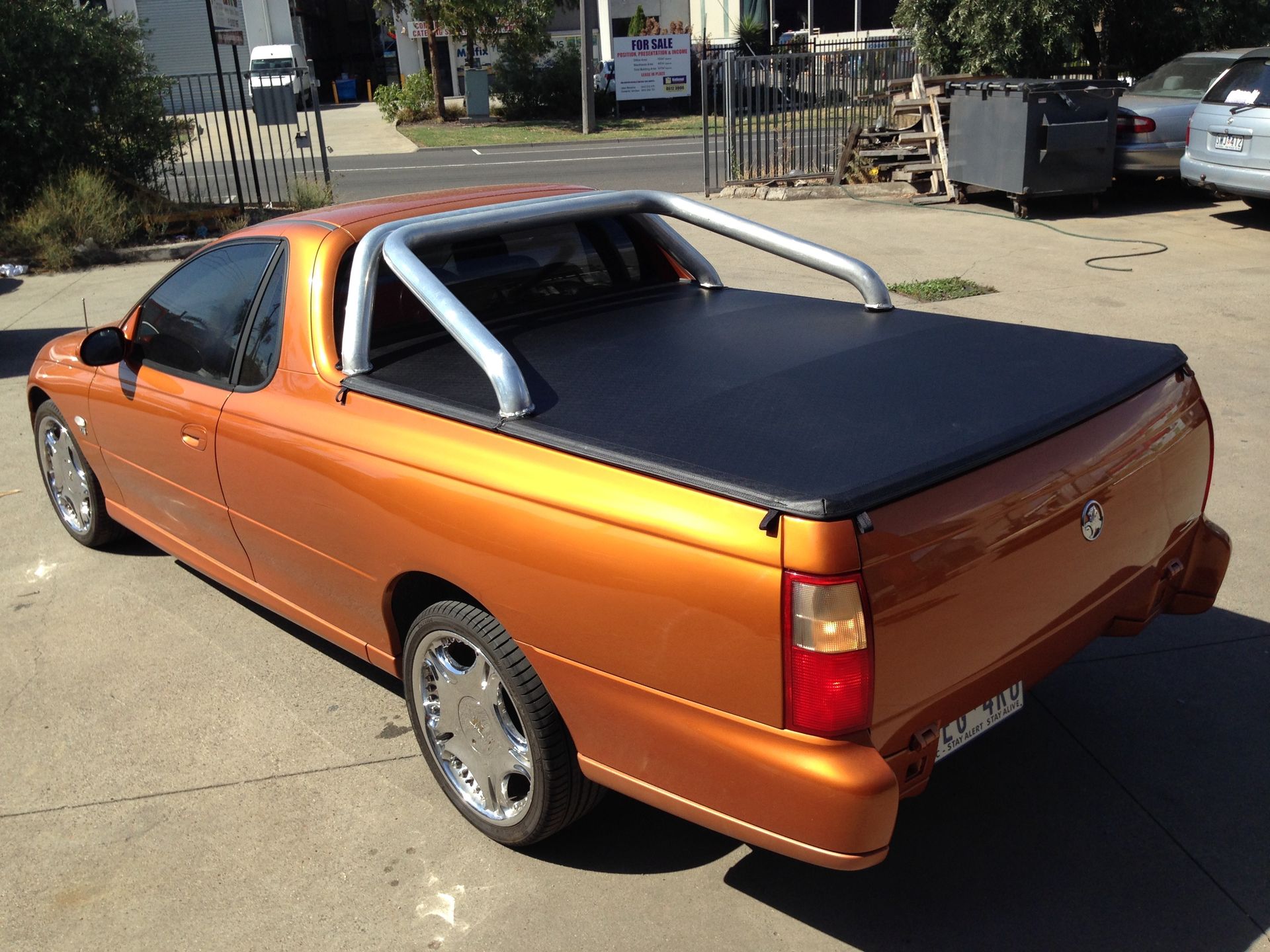 VY Commodore ute tonneau cover