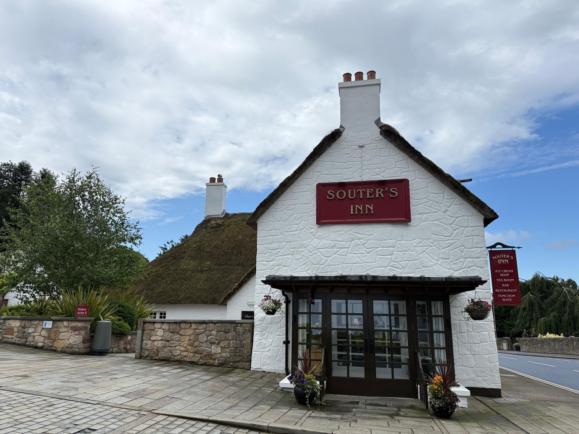 Outside image looking at Souter's from the road