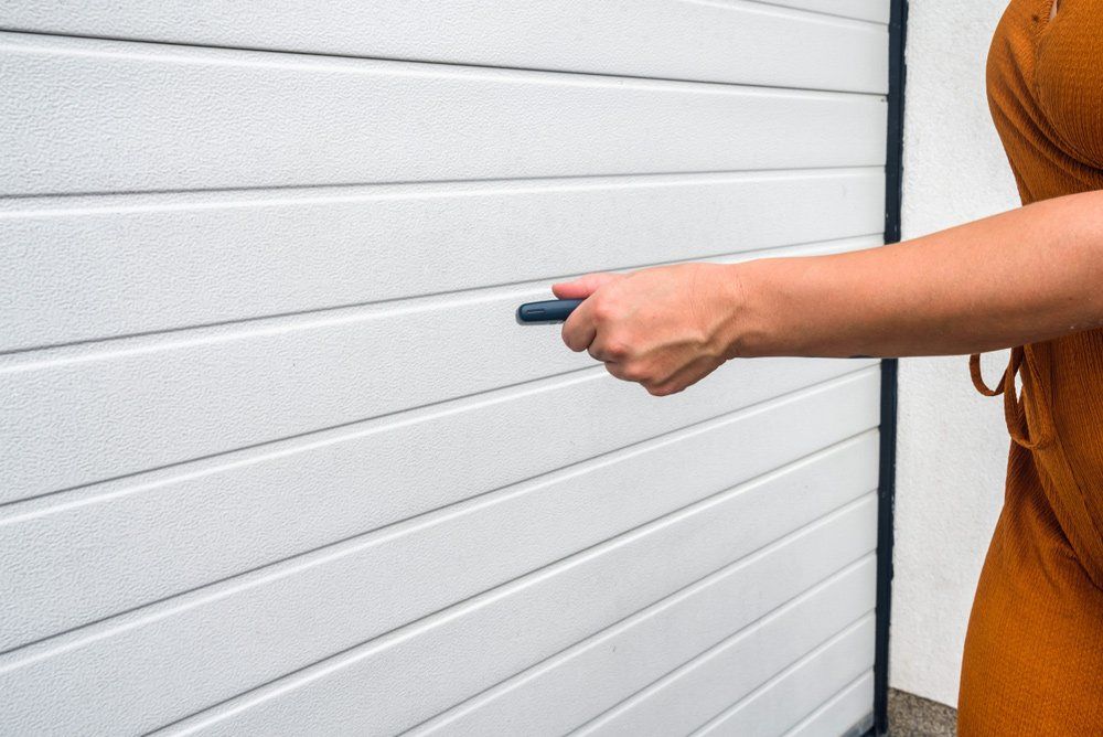 Three Red Shed Doors In A Row — Darwin Roller Door Services In Tivendale NT