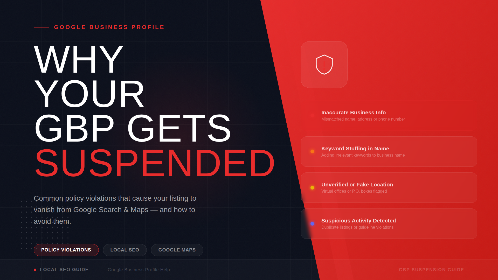 Google Business Profile Suspended?