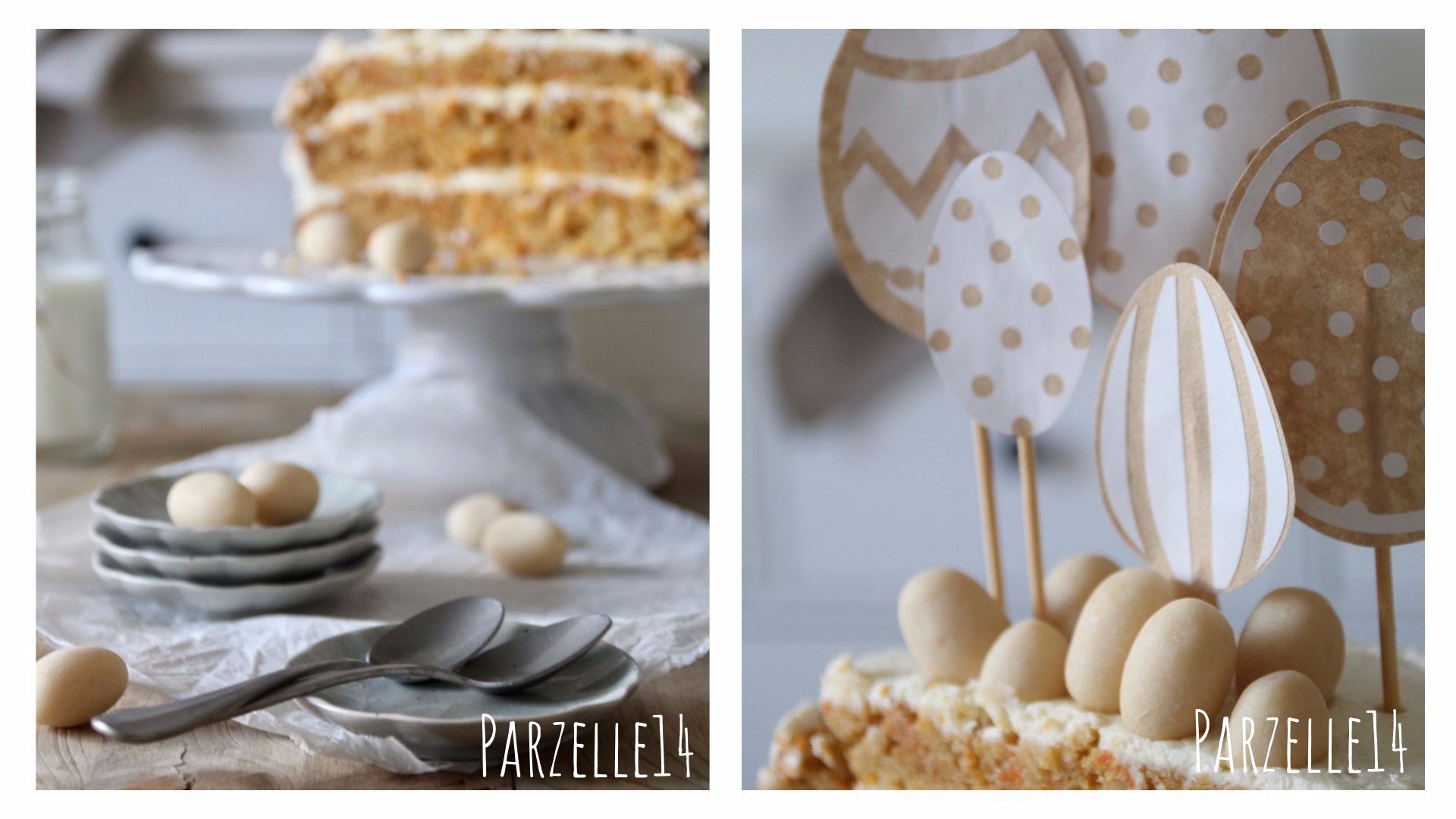 Karottenkuchen mit Eierlikör - die perfekte Ostertorte