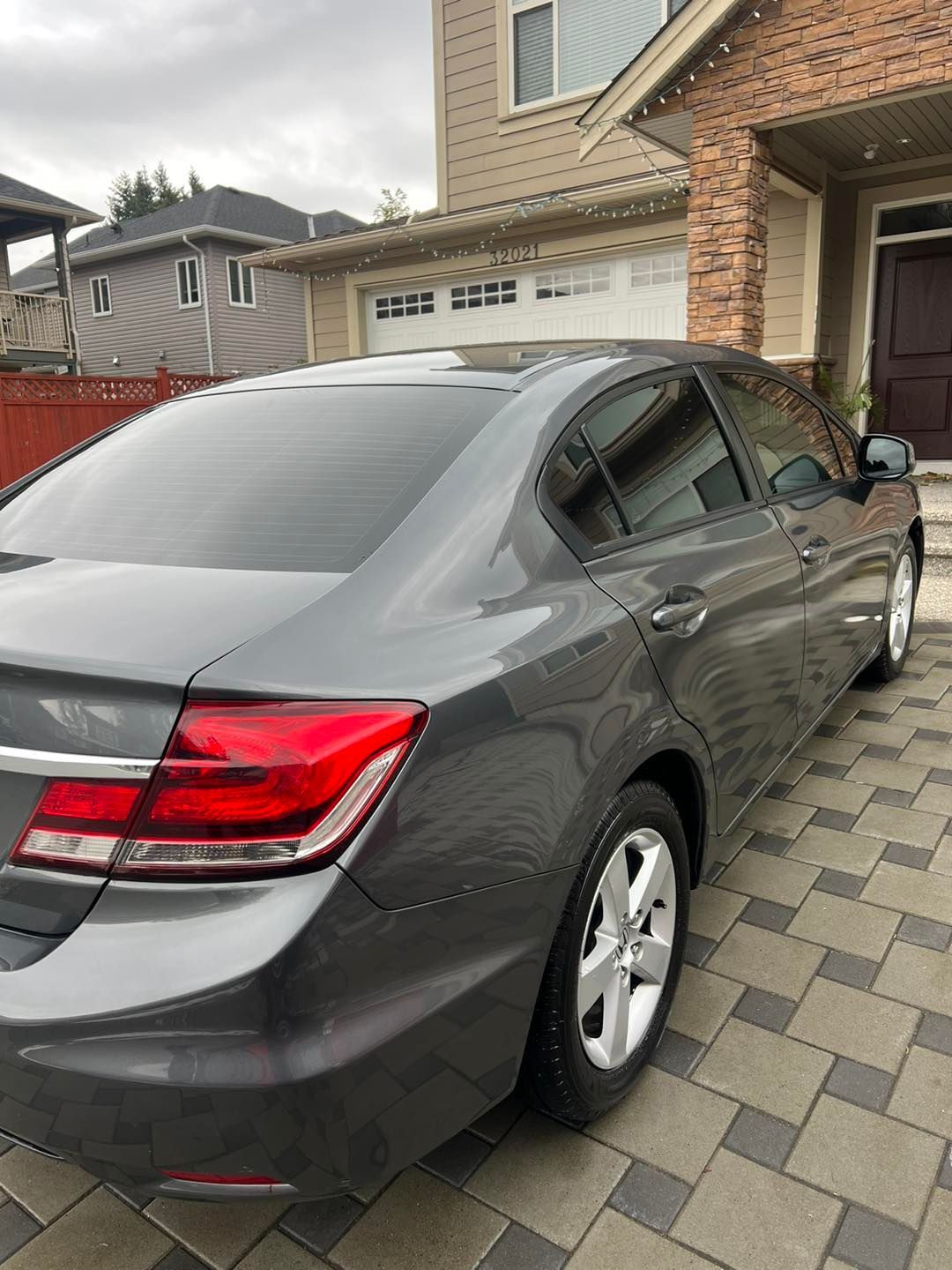 Ceramic Coating on gray car