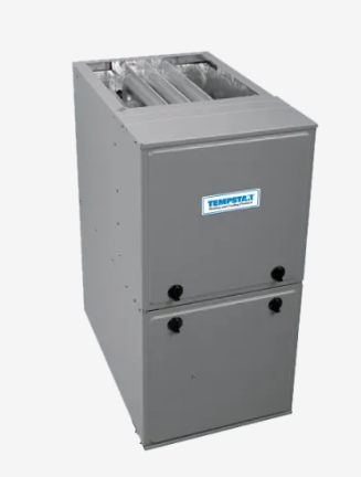 A temporary air conditioner on a white background