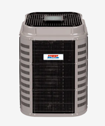 A new york air conditioner on a white background