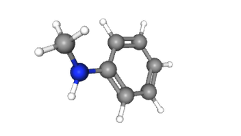 CAS Number 100-61-8. N-Methylaniline.