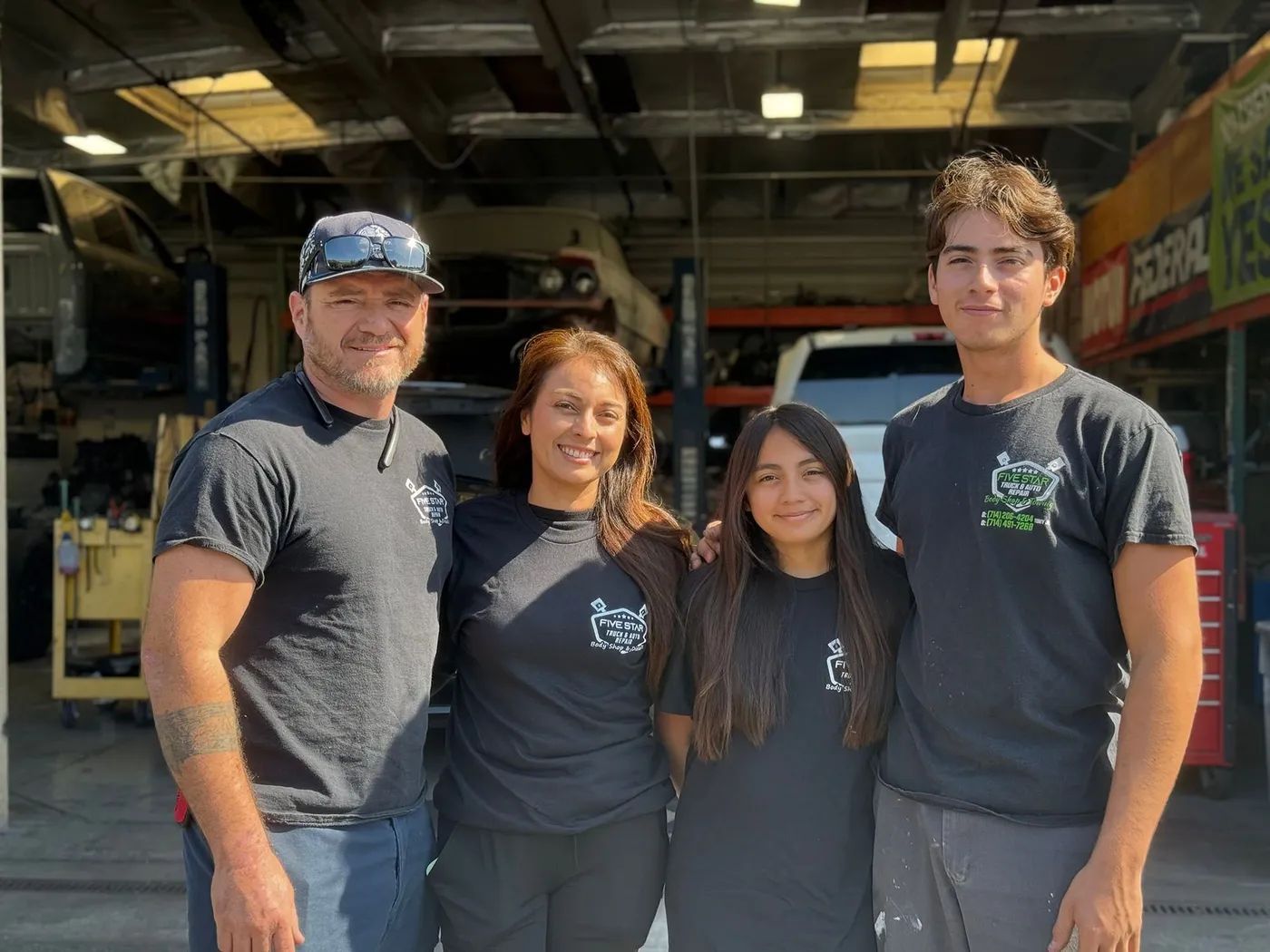 The owner's family | Five Star Truck & Auto Repair
