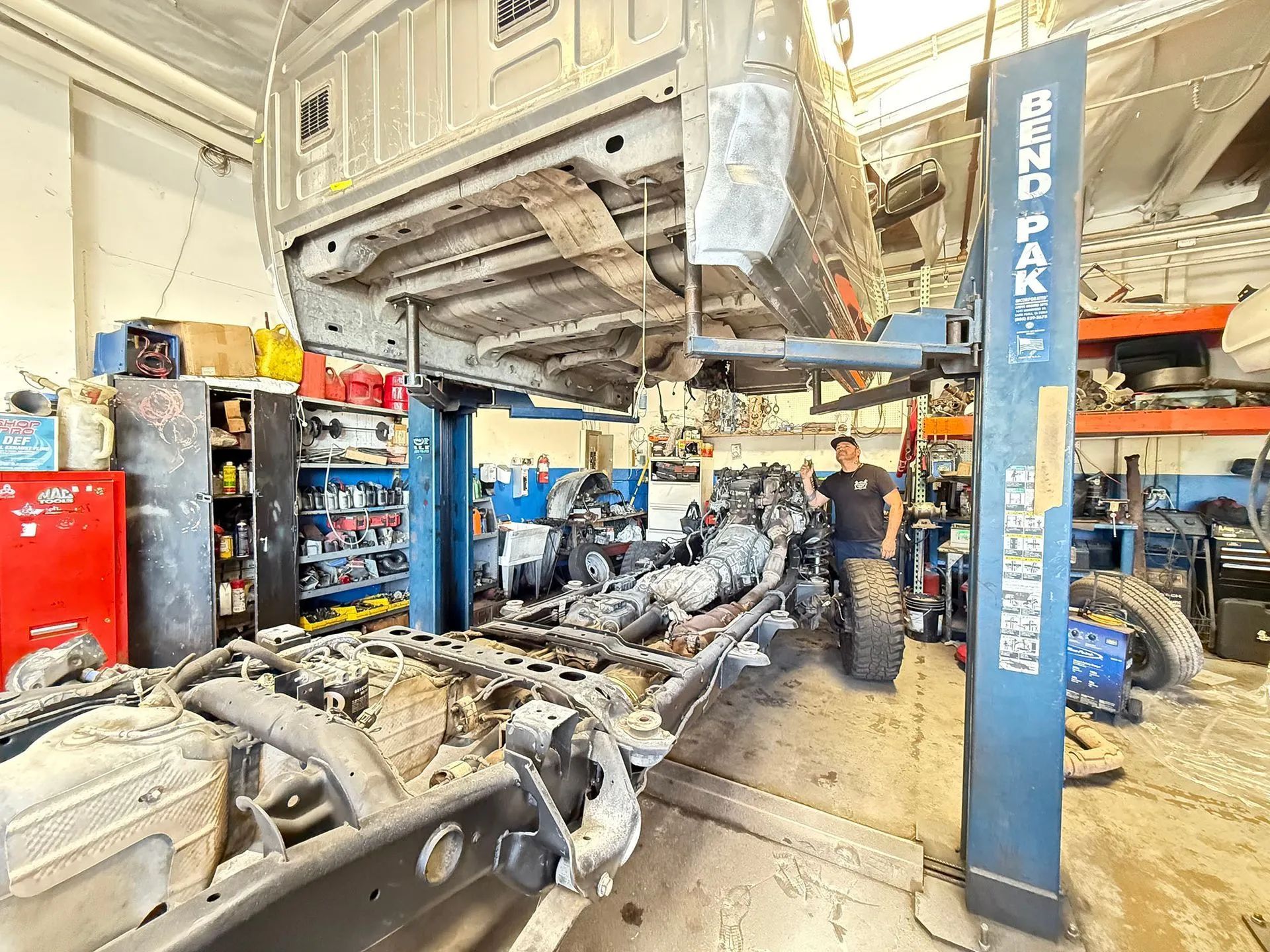 Our mechanic is working on RV chassis in Anaheim, CA | Five Star Truck & Auto Repair