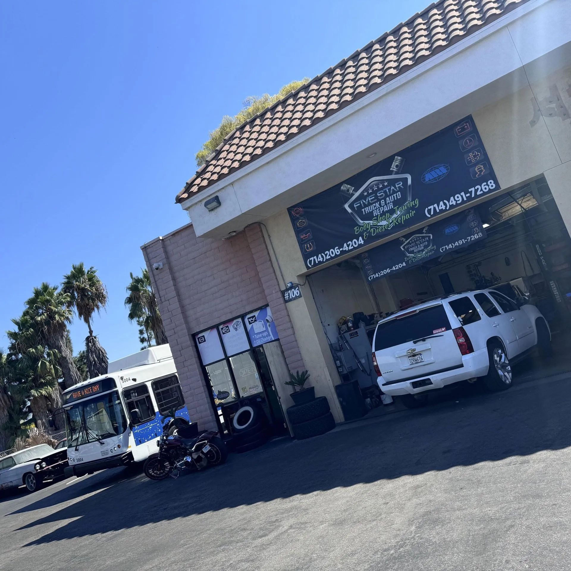 Our truck repair shop in Anaheim, CA | Five Star Truck & Auto Repair