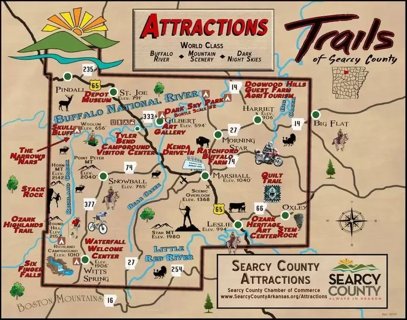 things to do in the Middle Buffalo River Area