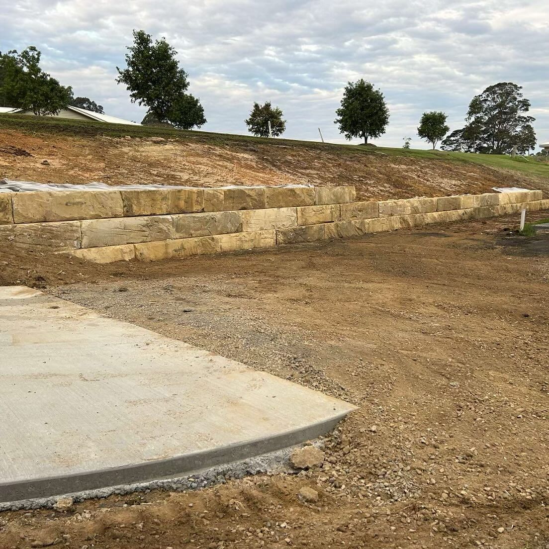 A Construction Site With a Concrete Slab — MG Earthworks and Plant Hire in Macksville, NSW