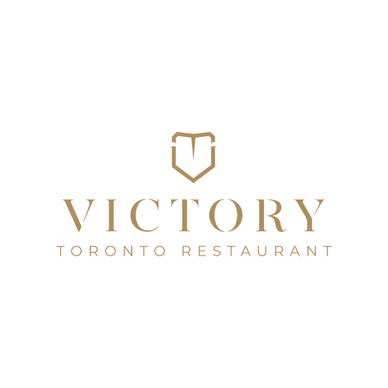 Gold Victory Toronto Restaurant logo on a white background