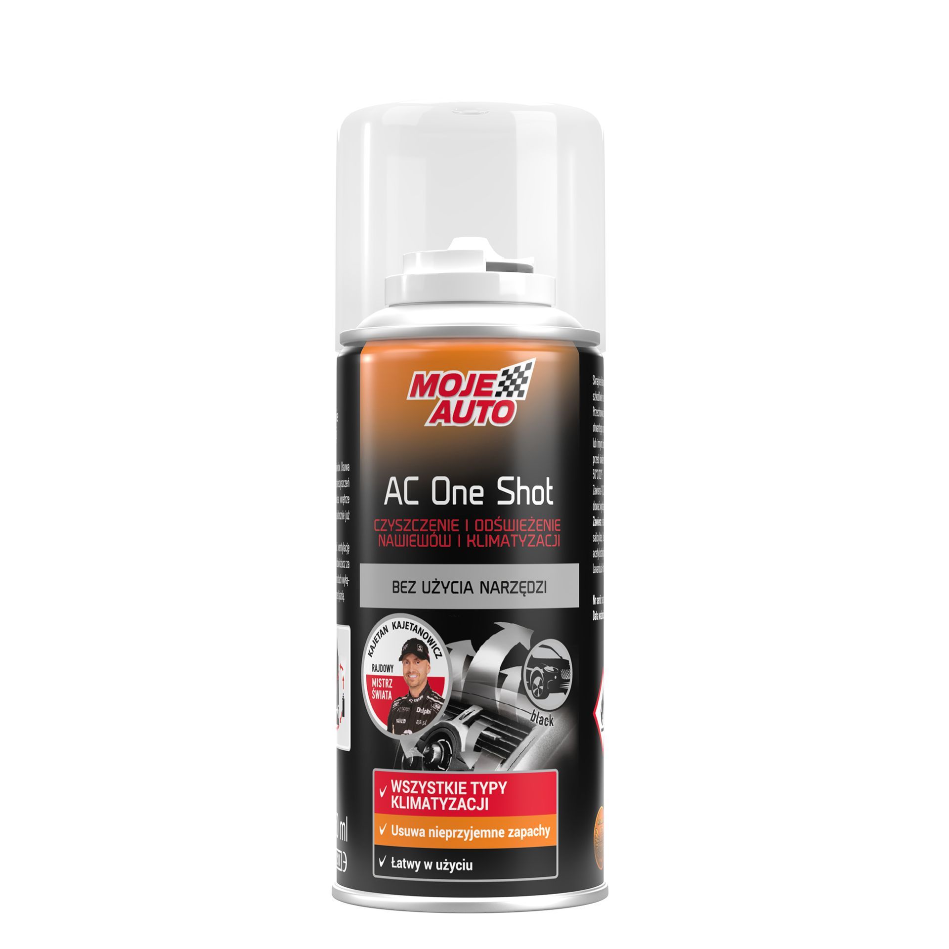 Moje Auto - Airco verfrisser - zwart - 150 ml - 19-680