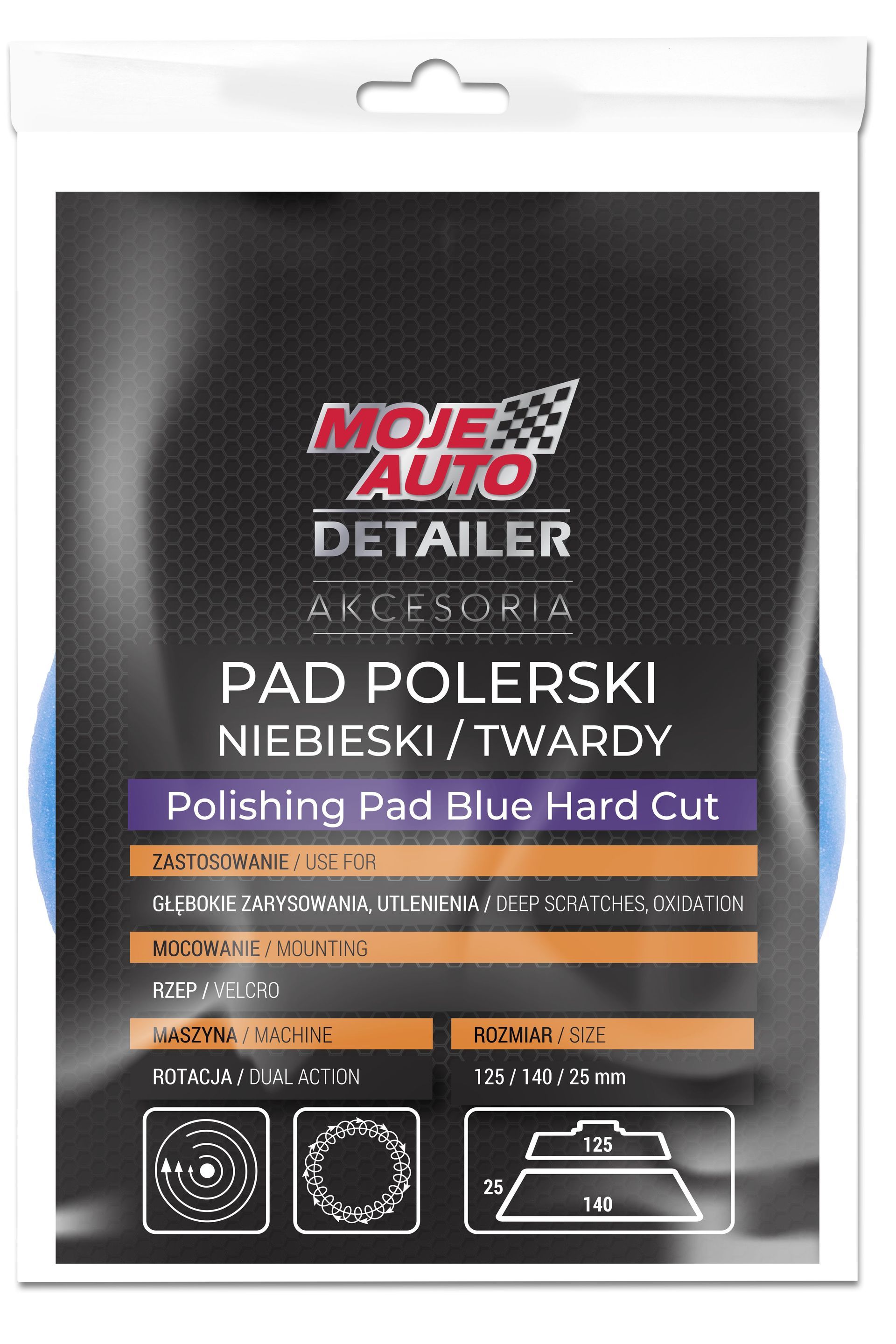 Moje Auto - Polijstpad - 125 mm - 19-682