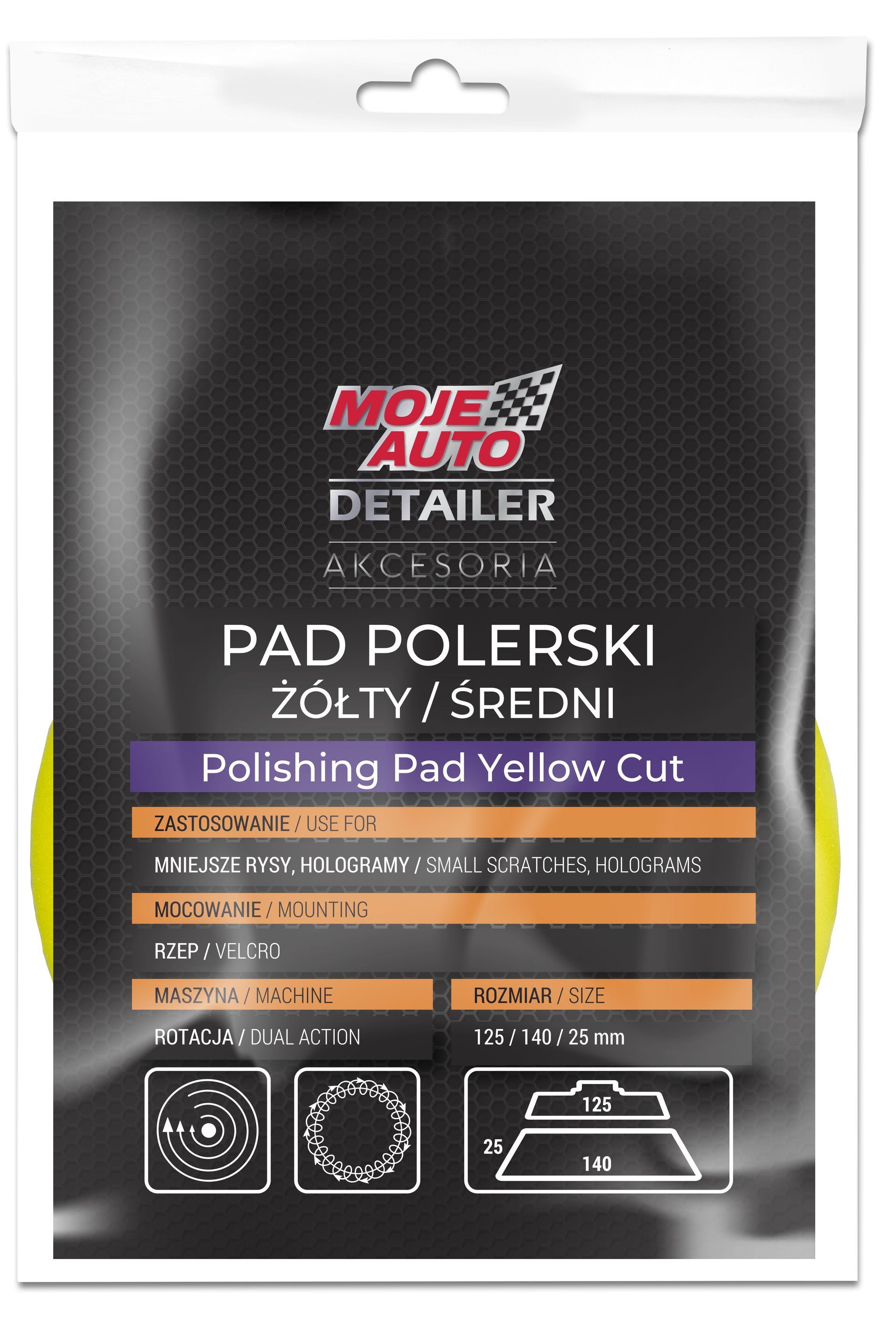 Moje Auto - Polijstpad - 125 mm - 19-683