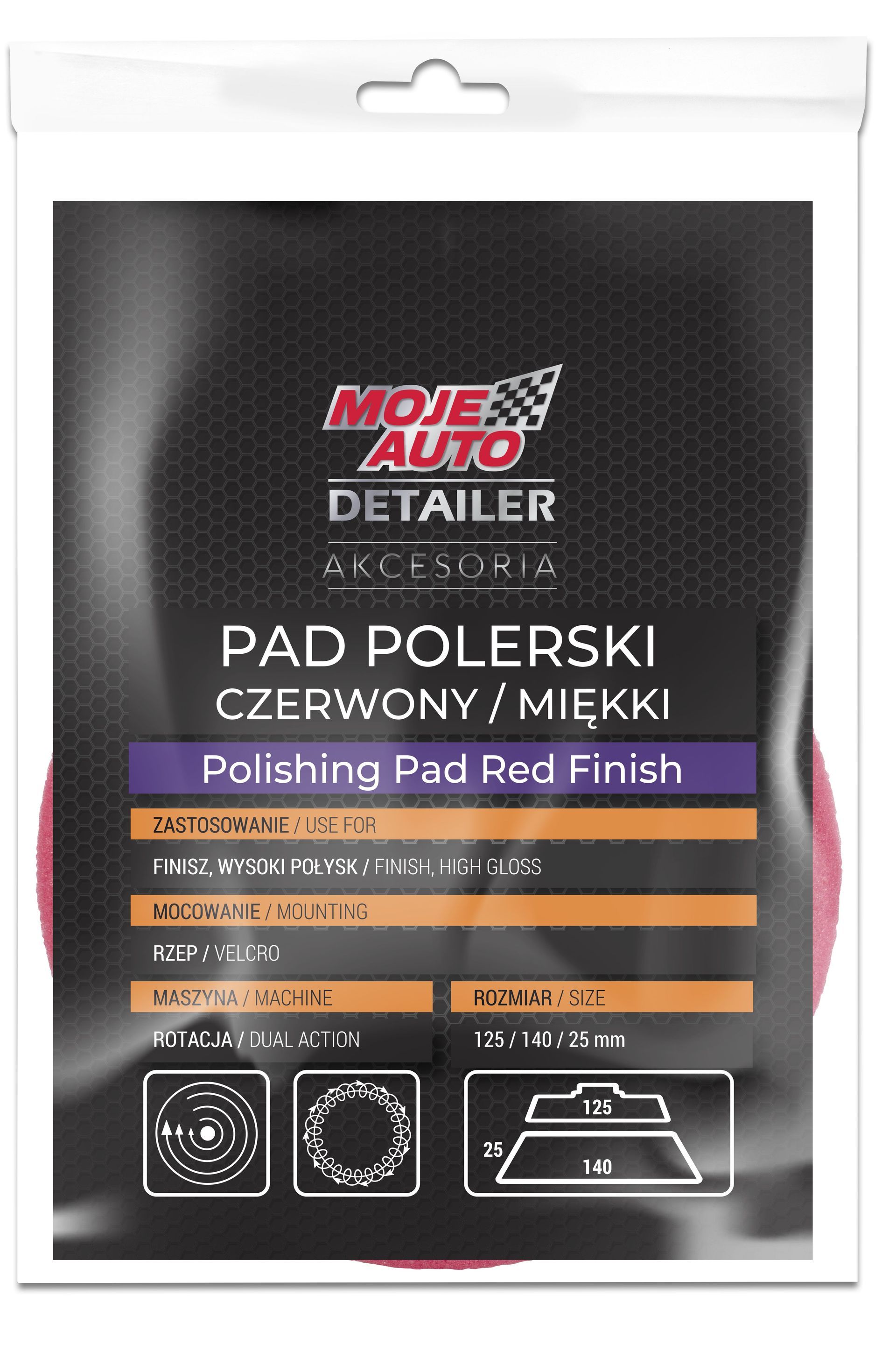 Moje Auto - Polijstpad - 125 mm - 19-684