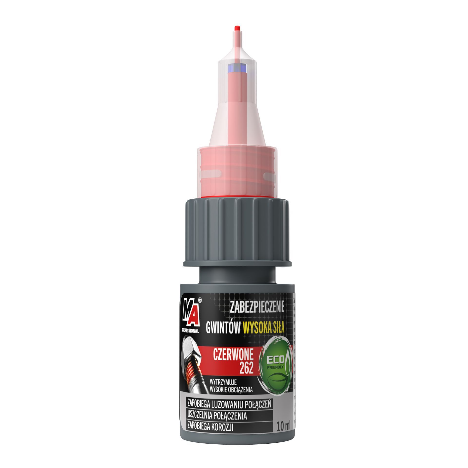 MA Professional - Schroefdraadborgmiddel - rood - 10 ml - 20-B02