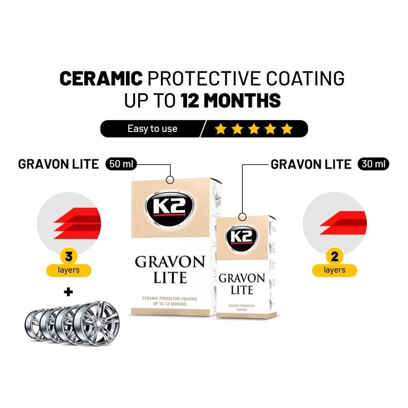 K2 Gravon Lite 30 ml Keramische Coating - MELG032