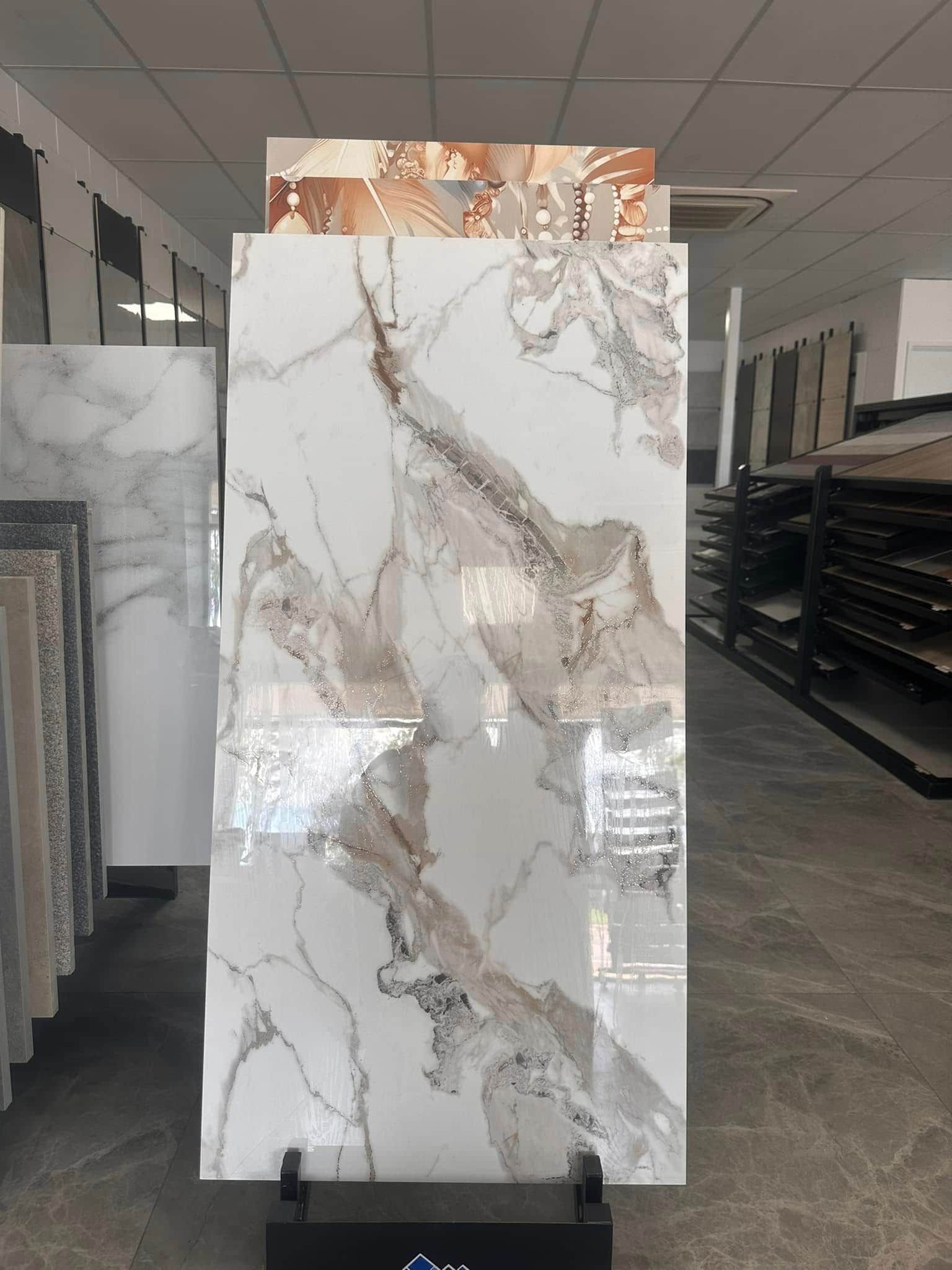 A Large White Marble Tile Is Displayed In A Store — Tile Centre NT In Winnellie, NT