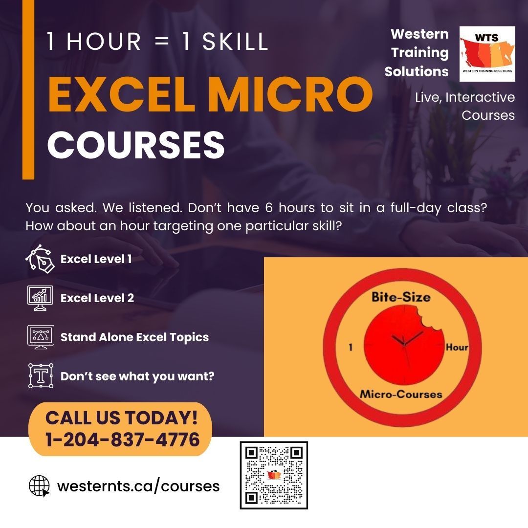 Western Training Solutions - Excel Micro Courses
