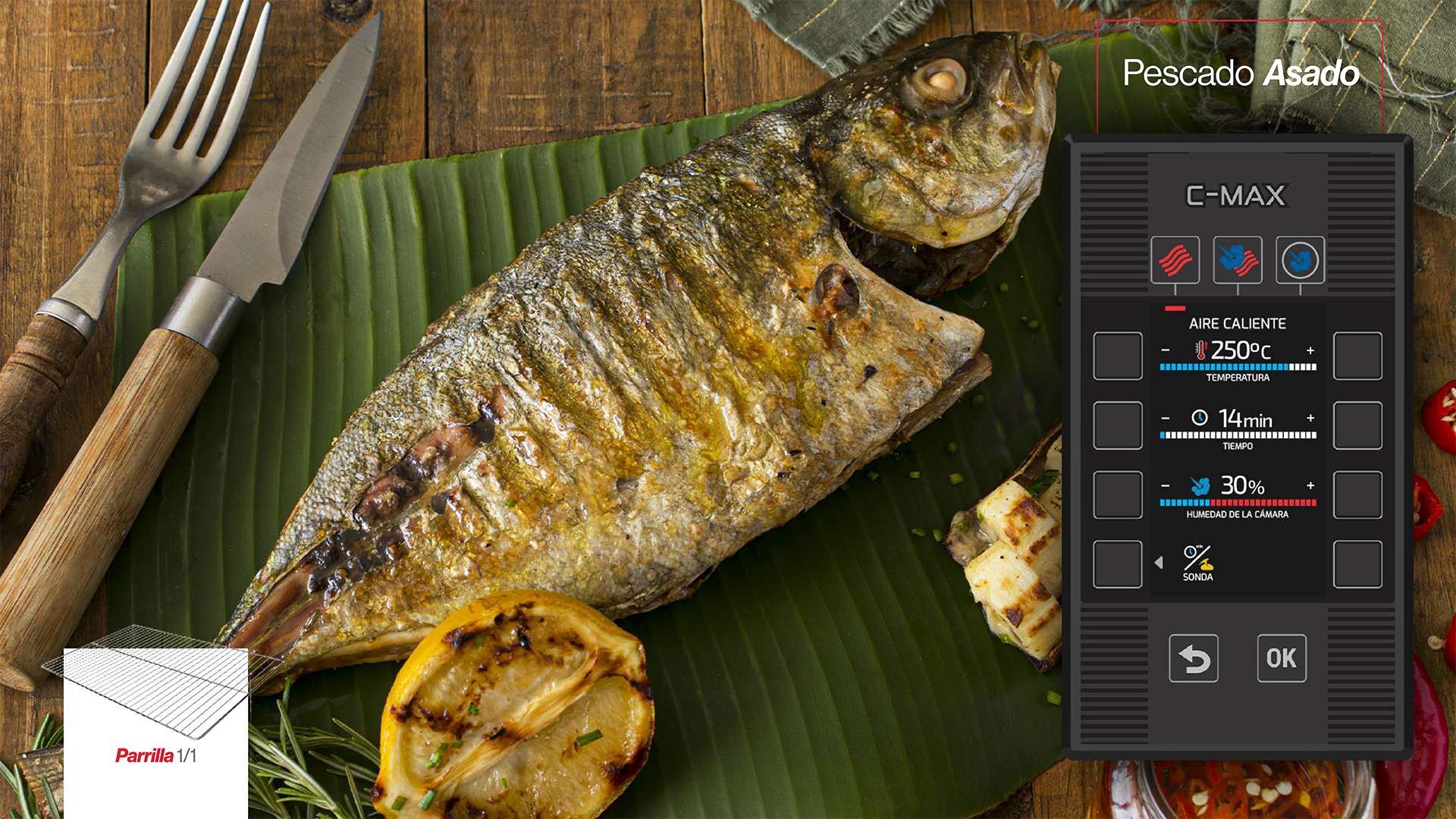 pescado asado