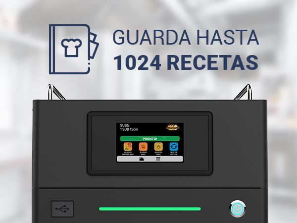 Una caja negra con una pantalla que dice
