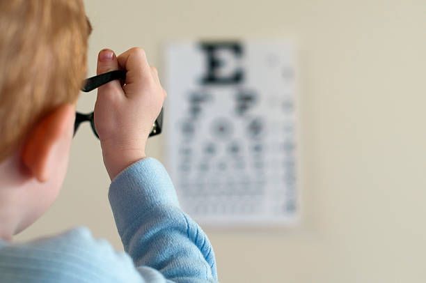 A Person Holds Glasses Up to Their Eyes — Peninsula Eyecare Izzards Optometrists in Woy Woy, NSW
