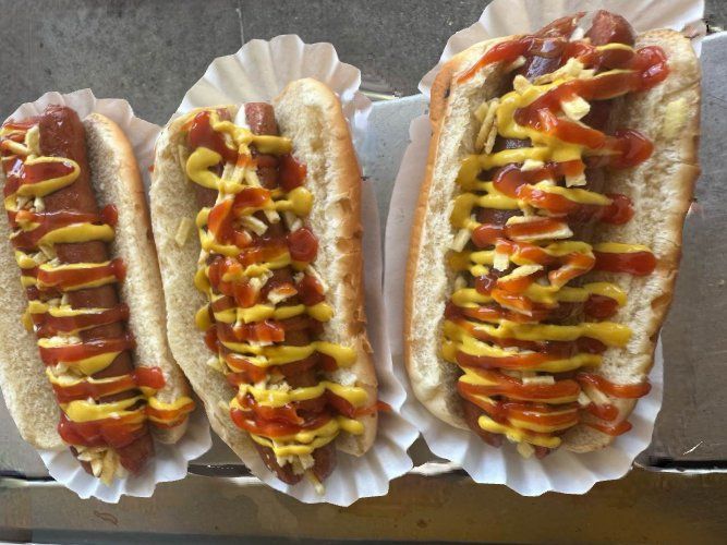 Hotdogs With Mustard And Ketchup — Orlando, FL — The Hot Dog Guy Catering