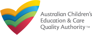 Logo of Australian Children's Education & Care Quality Authority: a colorful layered checkmark shape next to text.