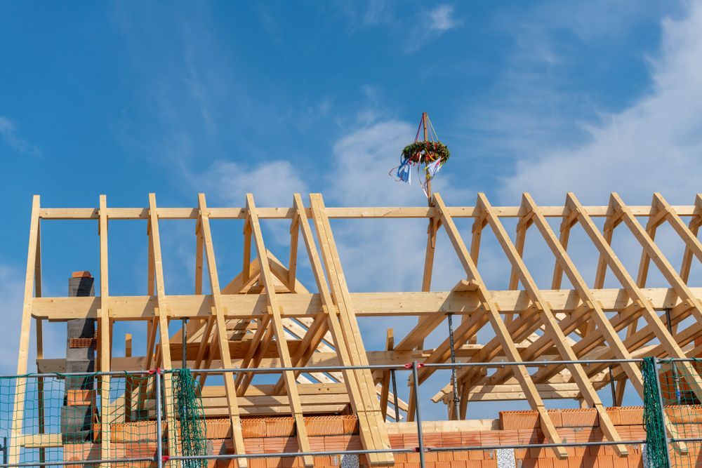Wooden Roof Framework Under Construction — Wilko Plate (Aust) Pty Ltd in Tully, QLD