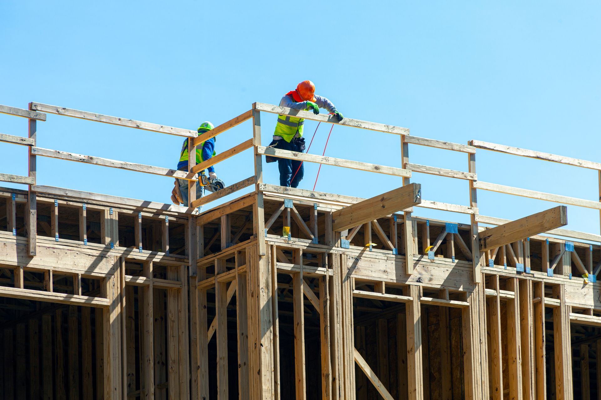 Construction Workers on a Wood-framed Building — Wilko Plate (Aust) Pty Ltd in Mackay, QLD