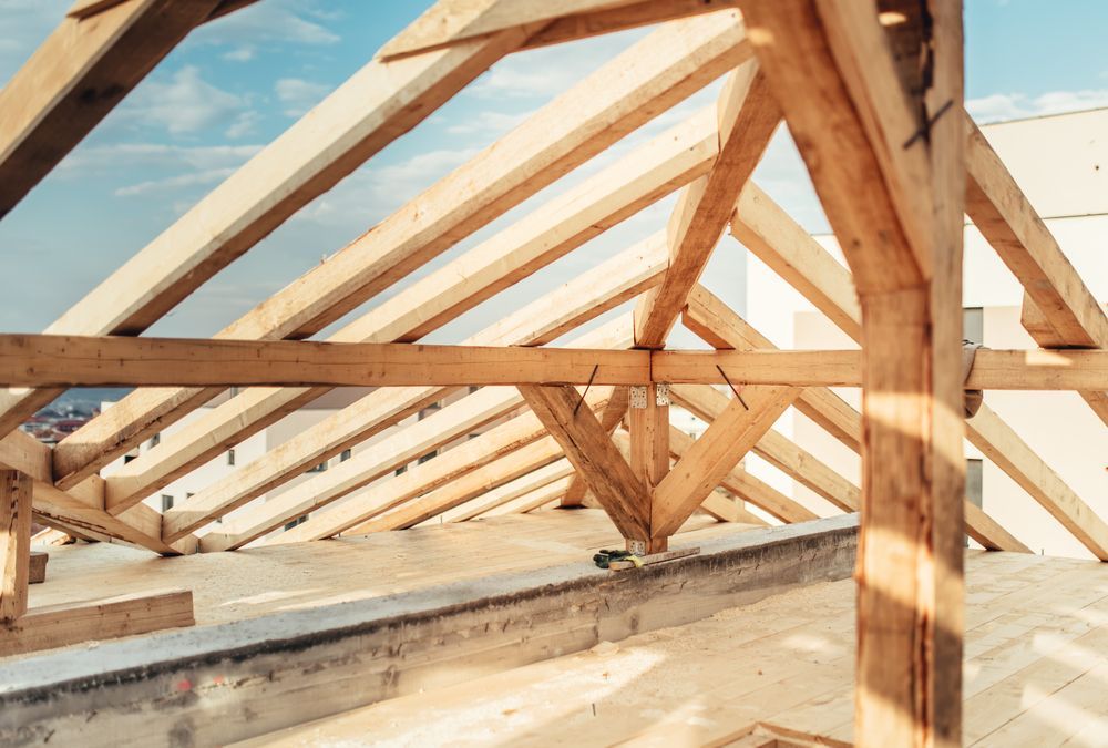 Wooden Roof Trusses Under Construction — Wilko Plate (Aust) Pty Ltd in Charters Towers, QLD